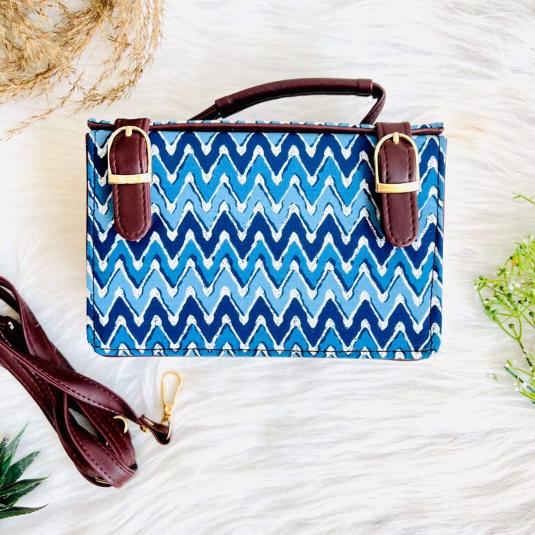 Indigo sling bag Clearance