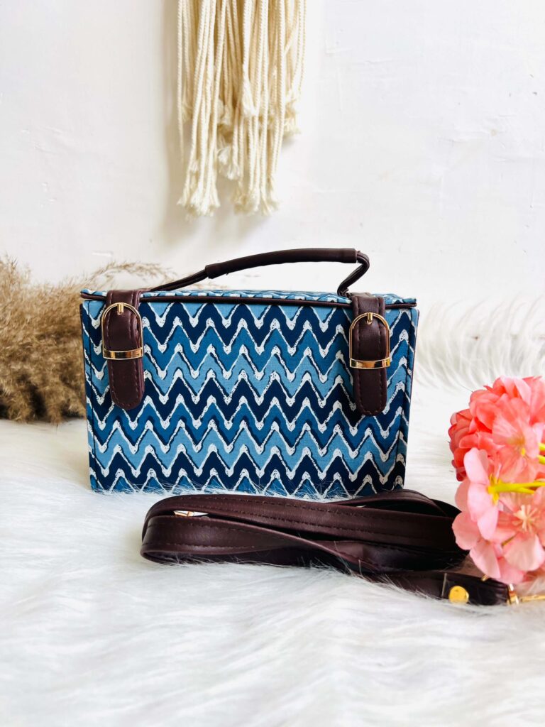 Indigo Box Sling Bag